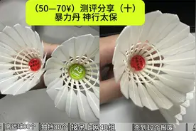 50-70价位羽毛球测评分享（十）暴力丹 神行太保