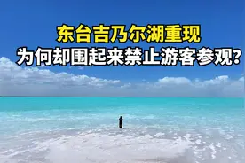 消失3年的东台吉乃尔湖，重新出现，为何却禁止游客游览参观视频封面