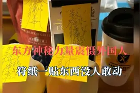 东方神秘力量震慑外国人，符纸一贴没人敢动，安检被猪骨头吓到视频封面