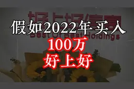 2年前100万买入好上好股份，持有不动现在赚了还是亏了？视频封面