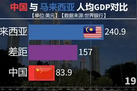 中国与马来西亚人均GDP对比，差距如何？能赶上吗！视频封面