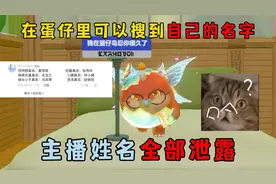蛋仔派对：在蛋仔里可以搜到自己的名字！主播姓名全部泄露！