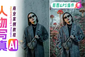 AI写真固定人物换背景StableDiffusion商业案例教程视频封面