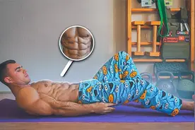 如何练出8块腹肌？俄罗斯大兵10分钟核心训练，一个月练出腹肌！