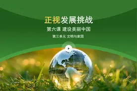 【道德与法治课】九上6.1正视发展挑战视频封面