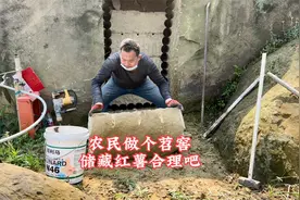 农民做个苕窖，储藏红薯合理吧！视频封面