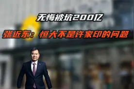 无悔被坑200亿 张近东：恒大不是许家印的问题视频封面