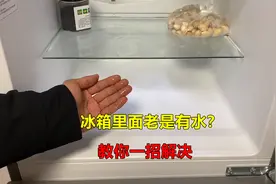 冰箱里面老是有水怎么办？教你一招，可以立马解决视频封面