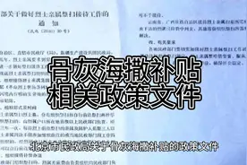 骨灰海撒补贴相关政策文件视频封面