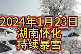房子压塌了，鸭子压死了，2024年1月23日，湖南怀化持续大暴雪视频封面