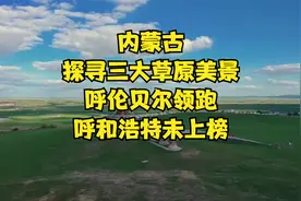 内蒙古，探寻三大草原美景，呼伦贝尔领跑，呼和浩特未上榜。