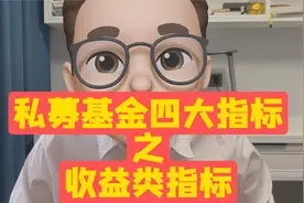 私募基金四大指标之收益类指标#私募基金#投资技巧#理财视频封面