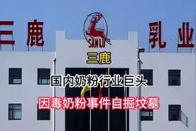 三鹿：曾是国内奶粉行业巨头，因毒奶粉毒害30万婴儿自掘坟墓视频封面