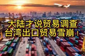 大陆才说贸易调查，台湾出口贸易雪崩视频封面