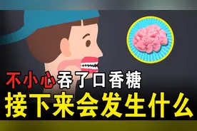如果你不小心把口香糖给吞了，接下来会发生什么呢？两分钟解惑