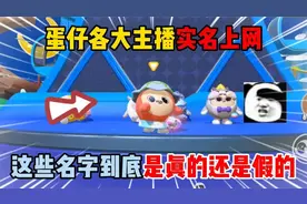 蛋仔派对：蛋仔各大主播实名上网！这些名字到底是真的还是假的？