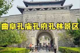 山东5A景区山东曲阜孔庙孔府孔林景区徒步讲解曲阜三孔景区打卡视频封面