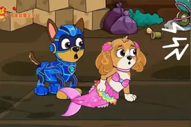 汪汪队动画：天天真是条善良的美人鱼#儿童动画 #少儿 #亲子视频封面