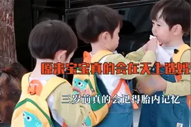 原来宝宝真的会在天上选妈妈，三岁前真会记得胎内记忆，回答一致视频封面