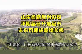 山东省新规划设想：平阴县晋升地级市，未来可期成新增长极视频封面