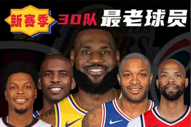 NBA30队年龄最大球员：詹姆斯领衔，4人超38岁视频封面