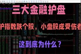 A股个股呈现普跌：金融板块护盘显威力，增量资金入场视频封面