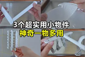 3个超实用家居小物件，一物多用/巧妙收纳，解决生活痛点！视频封面