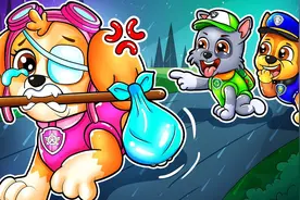 汪汪队立大功：灰太狼居然和阿奇打起来了，到底发生了什么呢？