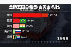 谁才是真正的金砖？金砖五国总储备(含黄金)对比视频封面