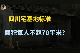 四川农村宅基地新规发布，一户一处宅基地，每人不超70平米？视频封面
