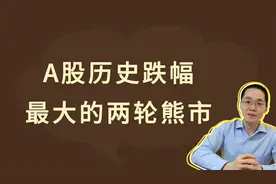 A股历史跌幅最大的两轮熊市