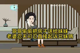 哥哥偷偷把房子送给妹妹   老婆忍无可忍直接起诉兄妹俩视频封面