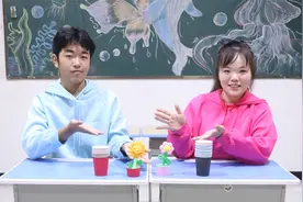 用过的一次性水杯不要扔，可以做一个迷你盆景小花，简单又好看！视频封面