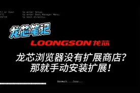 【龙芯笔记】龙芯浏览器没有扩展商店？那就手动安装扩展！
