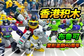 变形金刚40周年，布鲁可积木人海外版，香港带回来的玩具视频封面