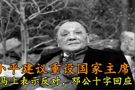 1982年邓小平建议重设国家主席，有人马上表示反对，邓公十字回应视频封面