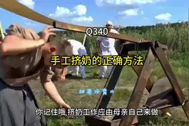 Q340  手工挤奶的正确方法