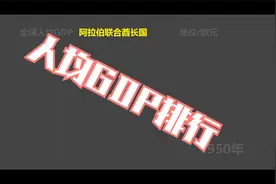1950—2022年全球人均GDP排行视频封面
