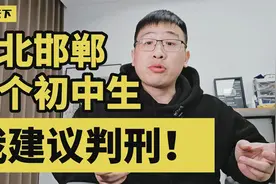 河北邯郸三个初中生，建议判刑！视频封面