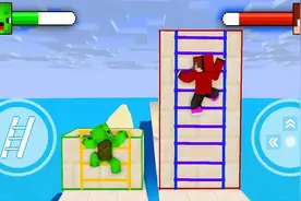 我的世界：女巫伪装成村民，米奇和铁柱上当了！