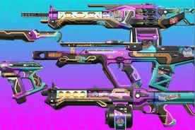 【无畏契约】全息波普1.0全炫彩实机演示，内含喷漆卡面挂饰！