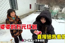 农村婆婆突然给我万元红包，老公埋怨我不该收，各种套路逼我退回视频封面