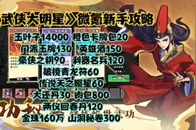 《武侠大明星》微氪新手攻略视频封面