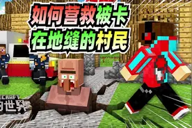 我的世界：村民被困在地缝之中，玩家该如何将其救出？