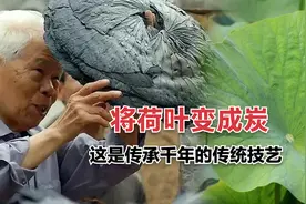 这是流传千年的技艺，能将荷叶煅烧成炭，成为中药珍如黑金的药材视频封面