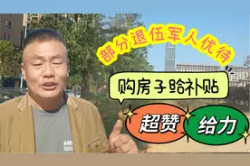 部分退伍军人优抚对象重大优待，购房子给䃼贴，这政策真给力点赞视频封面