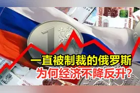 被十几个国家制裁，俄罗斯经济，为何不降反升？视频封面