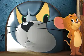 猫和老鼠来到现实世界，开启奇幻冒险，动画电影视频封面