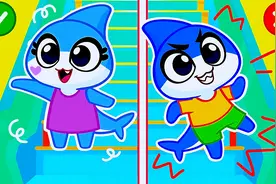 益智动画：乘坐上下自动扶梯应该遵守哪些规则，快来学习吧！视频封面