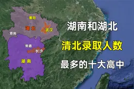 湖南和湖北清北录取人数最多的十大高中，哪个省顶尖高中更强？视频封面